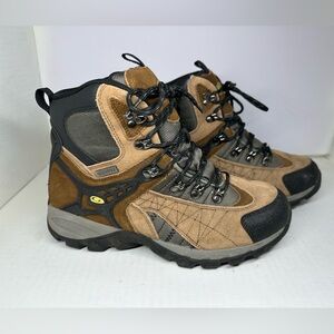 Men's Gen X  Waterproof Brown and Black Hiking Boots Size 8.5